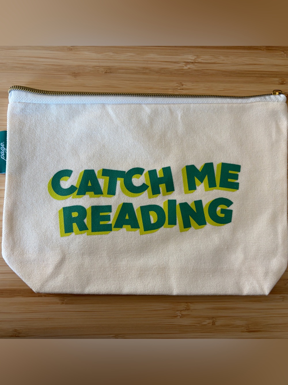 Page the Shop Bookish POUCH NWOT
